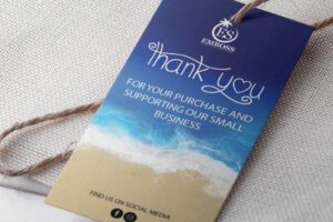 Emboss Swimwear Tags