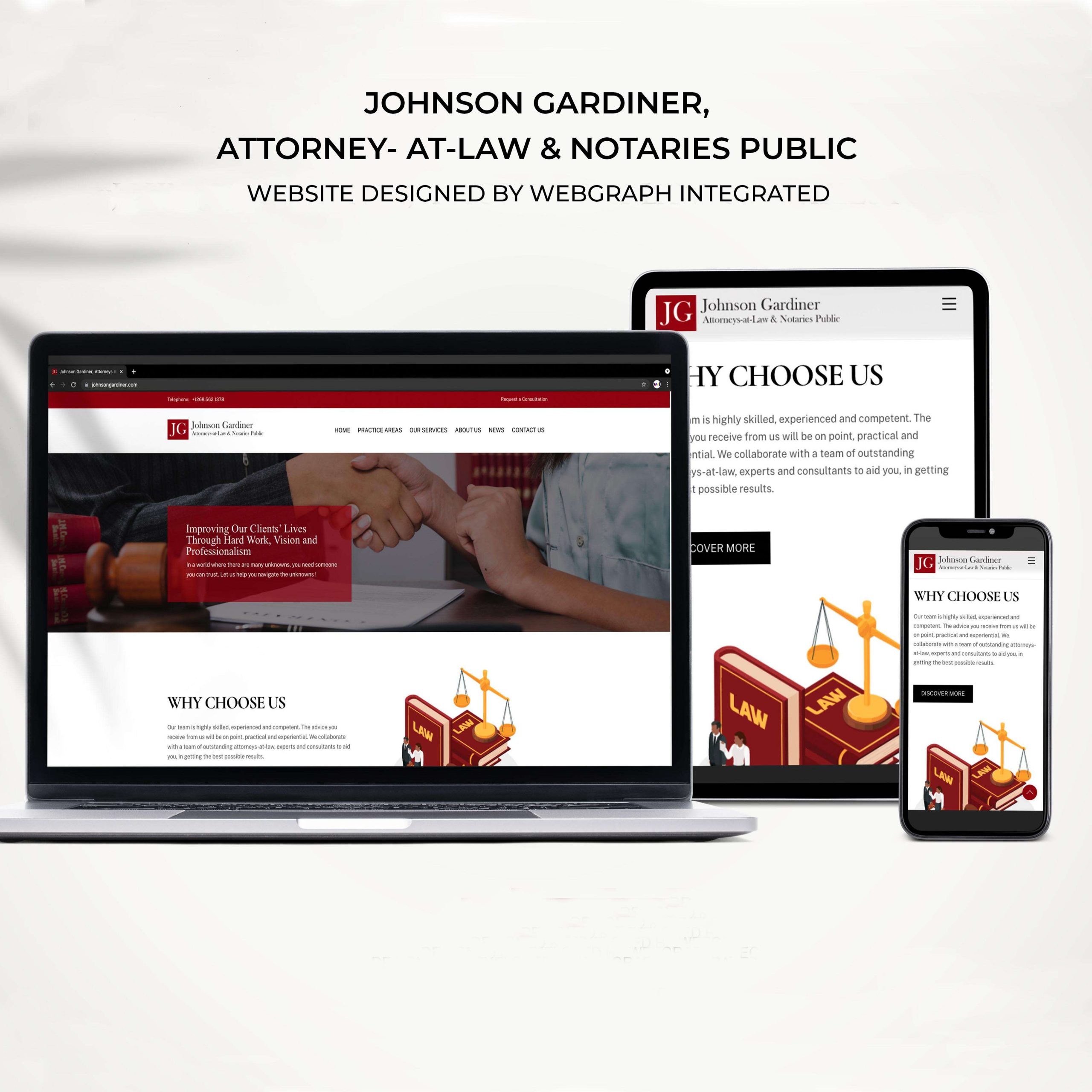 Johnson Gardiner Attorney at Law & Notaries Public Website